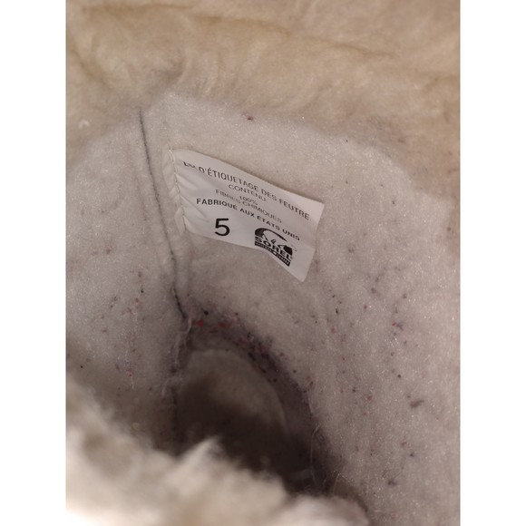 SOREL Women's Winter Boots | Fleece Top | Waterproof | Made in Canada | Size 5 - Picture 12 of 12